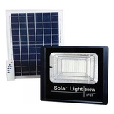 Foco 300w Exterior Ip67+ Panel Solar + Control Remoto