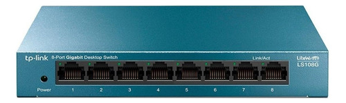 Switch Tp-link Ls108g Série Litewave 8 Portas Gigabit S/j