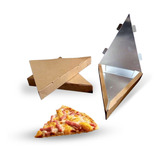 500 Pzas Caja Triangular Térmica Para Rebanada De Pizza Didi