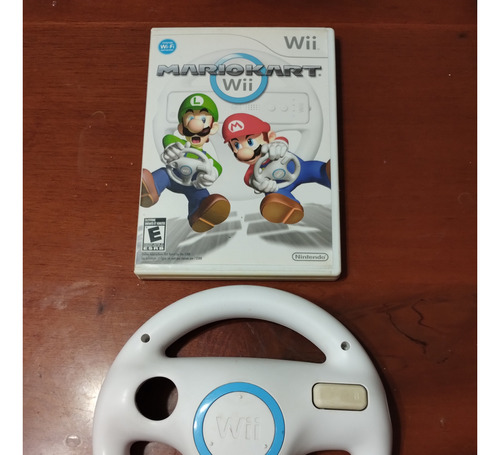 Mario Kart Wii Con Volante Incluído 