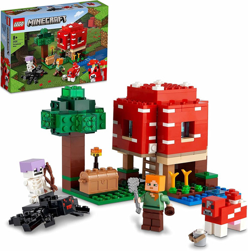 Lego® Minecraft La Casa Champiñon 272 Piezas 21179