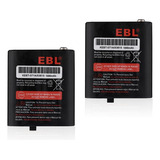Ebl 2 Paquetes De Baterías Recargables De Radio Bidirecciona