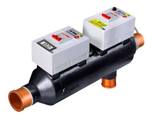 Aquecedor De Piscina 20 Mil Lts Automático Digital Trocador 110v/220v