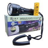 Lanterna De Mergulho Led Cree P50 A Prova D'água Pesca Jws