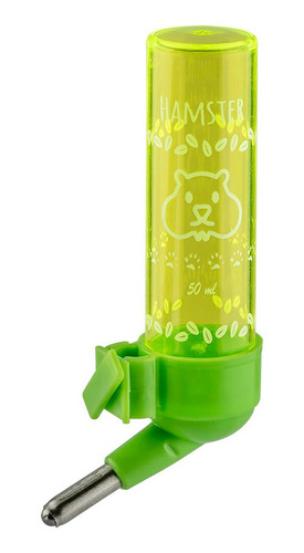 Bebedouro Hamster Médio Com Bico Inox (50ml) - Verde