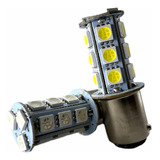 Foco Led Stop Ba20d(media Vuelta) Para Motocicleta Universal