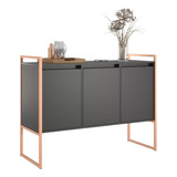 Cantinho Café Buffet Estilo Industrial Com 3 Portas 120