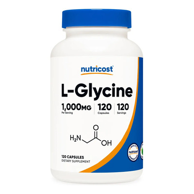 Suplemento Nutricost L-glicina 1000 Mg 120 Cápsulas Vegetari | Envío gratis