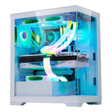 Gabinete Gamer K-mex Aquario Poseidon Atx White W1g4