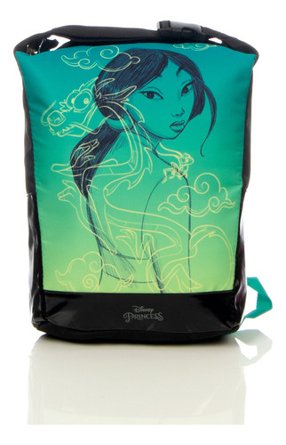 Mochila Hardhead Disney Princesas Mulan Color Verde