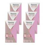 Desodorante Rexona Clinical Mujer Antitranspirante X 6 U