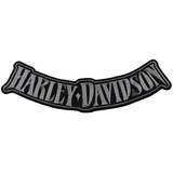 Parche Bordado Rocker Letras Harley Davidson Arco Espalda