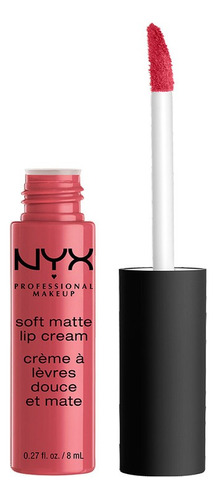 Labial Soft Matte Lip Cream Nyx Acabado Mate Color San Paulo