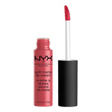 Labial Soft Matte Lip Cream Nyx Acabado Mate Color San Paulo