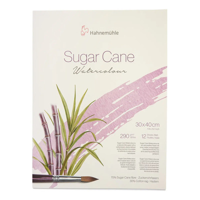 Block Papel Acuarela Hahnemühle 30x40cm 290g Sugar Cane Blanco | Envío gratis