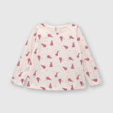 Polera De Bebé Niña Peras Rosado (3 A 36 Meses)