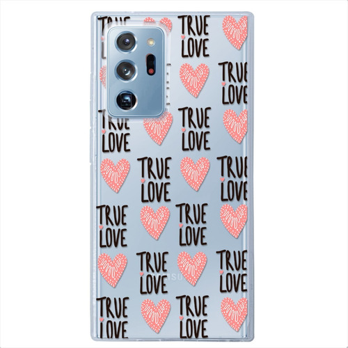 Funda Galaxy Antigolpes Patrón De Corazones True Love