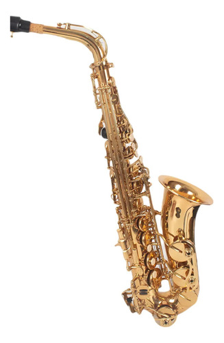 Saxofone Moresky Dourado Eb Com Case E Acessórios