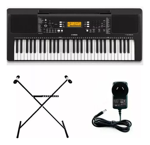 Teclado Musical Yamaha Psr Series Psr-e363 61 Teclas Negro