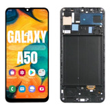 Pantalla Para Galaxy A50 Con Marco - Envío Gratis 