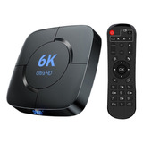 Smart Tv Box 6k 4+64 Gb Android 10.0 Reproducción Multimedia