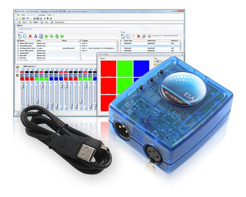 Slesa U8 Sunlite Nicolaudie Dmx Usb Soporte De Controlador D