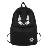 Mochila Luminosa Mochila De Tela Oxford Estampado De Gato