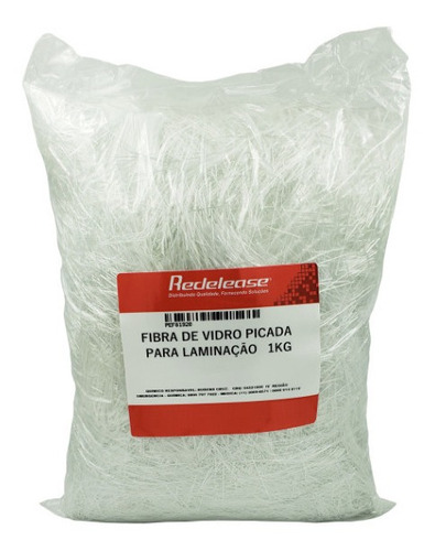 Fibra De Vidro Picada Para Laminação Rápida Molhagem (01 Kg)