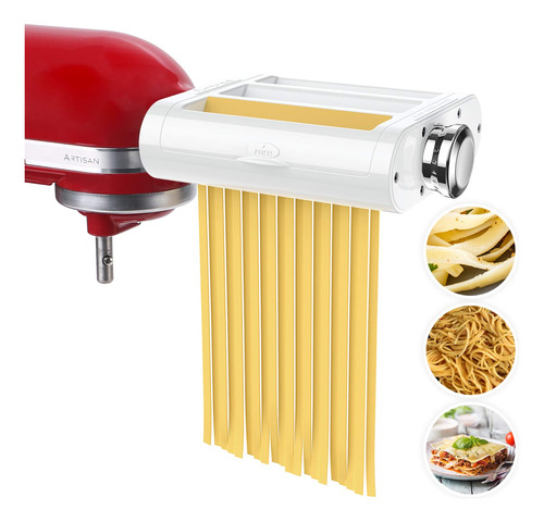 Accesorios Para Pasta 3 En 1 Kitchenaid Con Rodillo Y Cortad