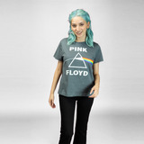 Polera Mujer You Pink Floyd Prima Gris