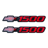 Par Emblemas Chevrolet Cheyenne Silverado 1500 99-07 Rojo