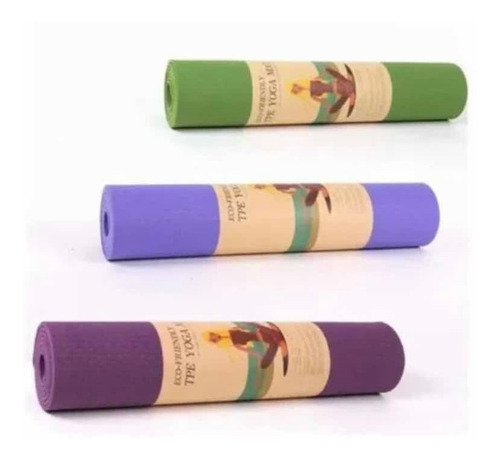 Colchoneta Mat Yoga Pilates Ejercicio Esencial Deportes