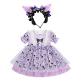 Vestido De Princesa Lolita De Sanrio Vestido Kuromi