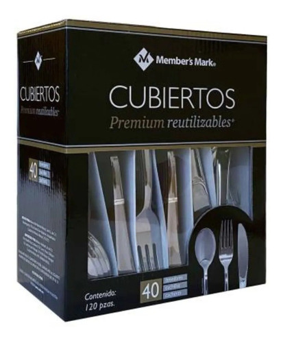 Cubiertos Desechables Member's Mark Premium 120 Piezas
