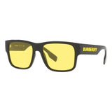 Burberry Be4358 3001/85 Knight Black Yellow Sin Accesorios