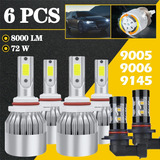 9005 9006 9145 Kit Bombilla Led Luz Alta/baja Para Chevrolet