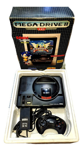 Consola Sega Mega Drive Completa Original En Caja - Mg