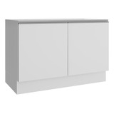 Mueble Madesa Glamy 120cm 2 Puertas (sin Tapa Y Fregadero) Color Blanco