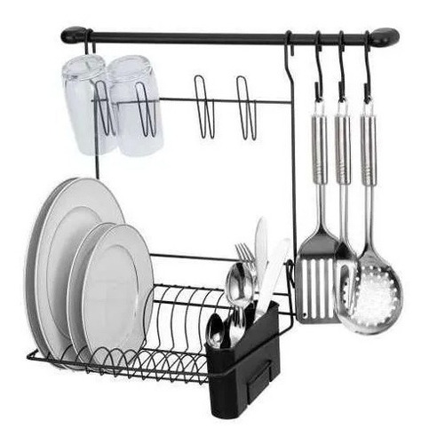 Cook Home 8 Arthi - Cozinha Suspensa Escorredor Louças Copos