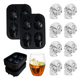 Molde Hielo Calavera 3d Silicona Halloween Navidad Whisky