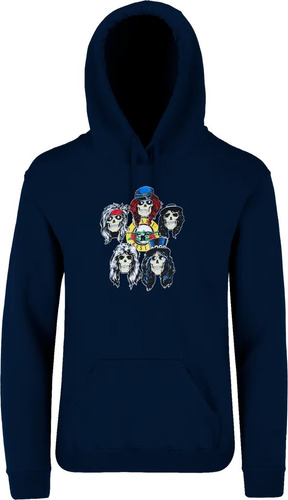 Sudadera Hoodie Guns And Roses Mod. 0052 Elige Color