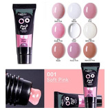 Extensión De Uñas De Gel De Poligel Para Uñas De 15 Ml, 9 Un