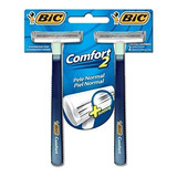 Aparelho Barbear Bic Comfort2 24unidades Azul