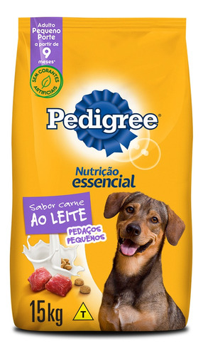 Ração Pedigree Nutrição Essencial Leite Raças Pequenas 15kg