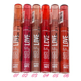 Labial Mate Liquido Versión Pink 21 - X 6 Unidades Color Combo A