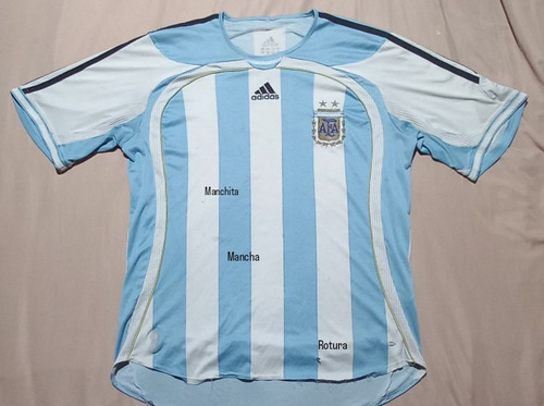 Camiseta Selección Argentina 2006 Original adidas Titular