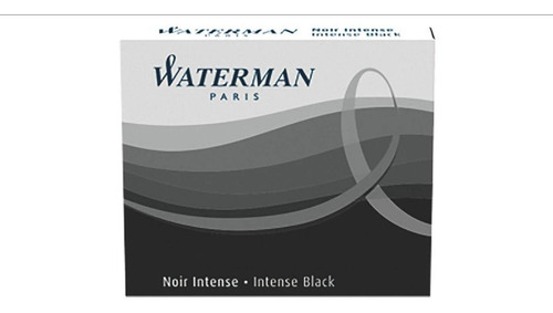 Tinta Para Pluma Fuente Negra Marca Waterman
