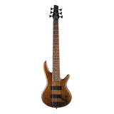 Baixo Elétrico 6 Cordas Ibanez Gio Gsr206b Wnf Walnut Flat