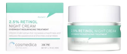 Cosmedica Skincare 2.5% Retinol Facial Night Cream 50g