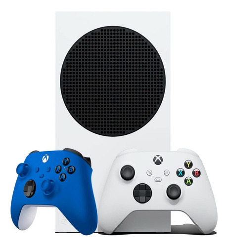 Console Microsoft Xbox Series S 512gb Com Controle Adicional Shock Blue